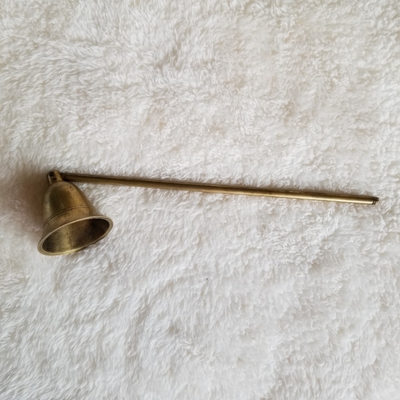 Vintage Brass Candle Snuffer Boho Decor MCM